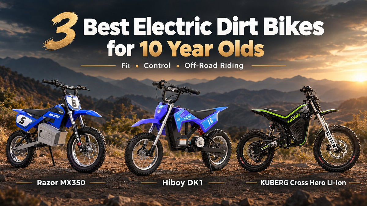 3 Best Electric Dirt Bikes for Kids