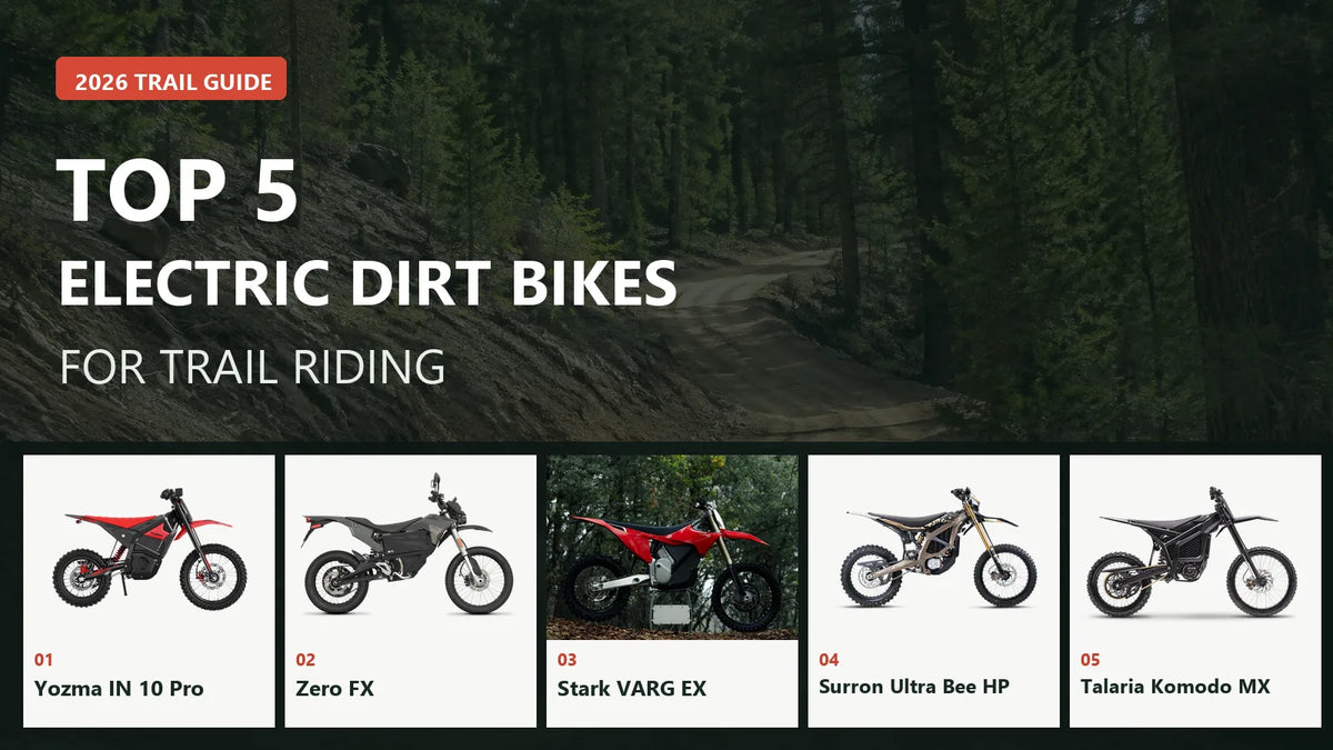Best 5 Electric Dirt Bikes for Trail Riding in 2026