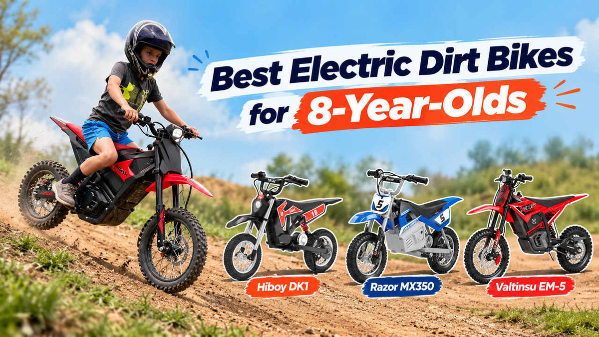 Best Electric Dirt Bikes for 8 Year Olds blog banner