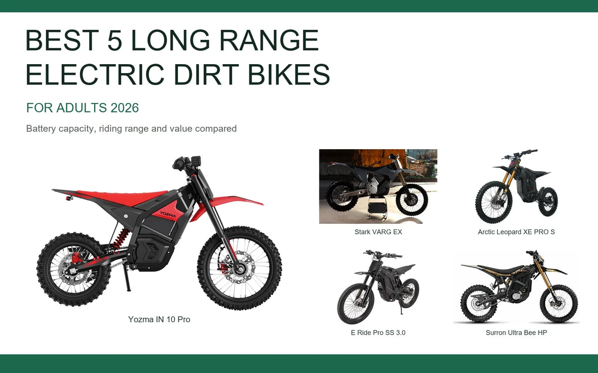 Best 5 Long Range Electric Dirt Bikes