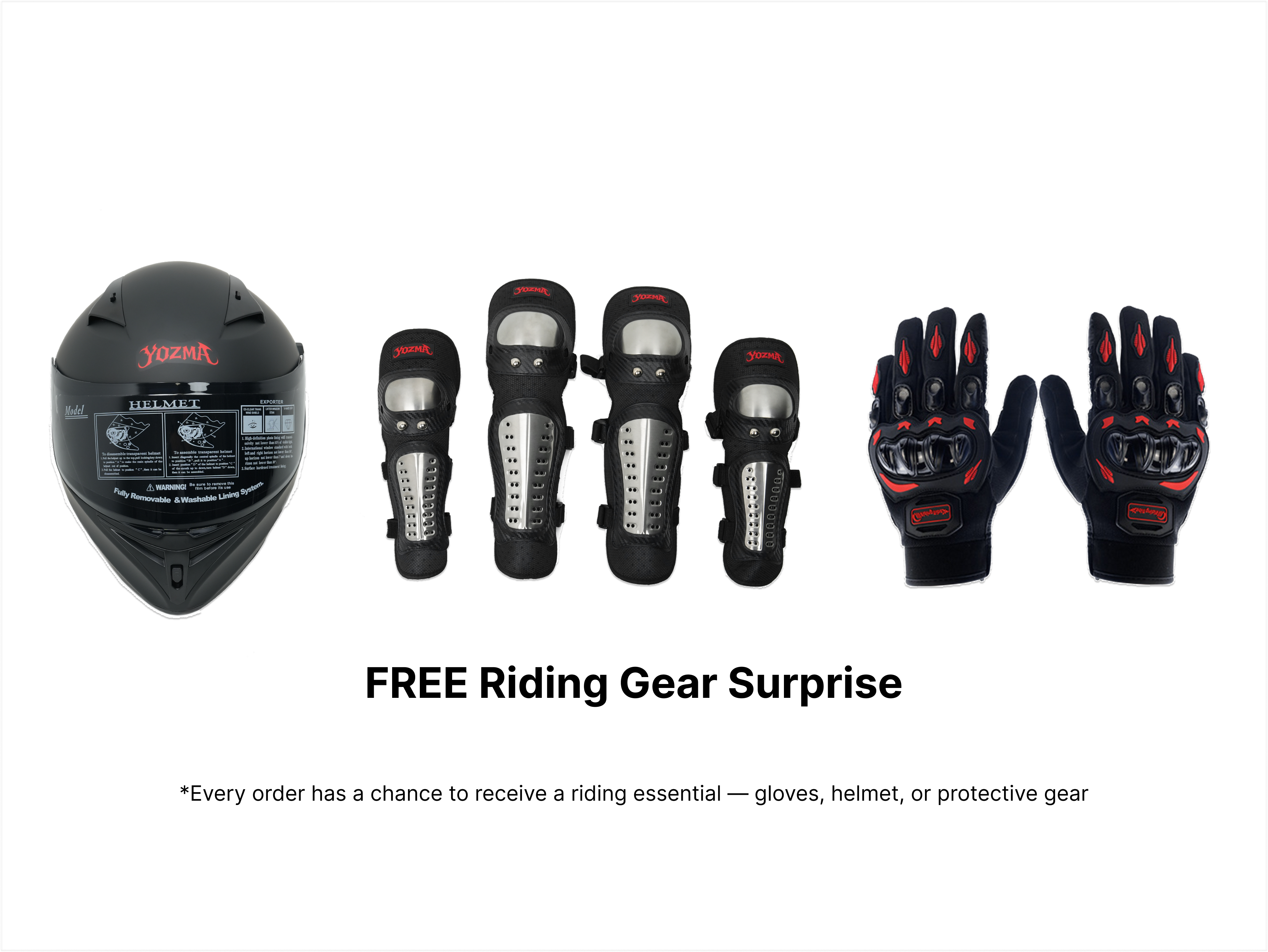 Yozma 1st Anniversary Free Riding Gear Surprise