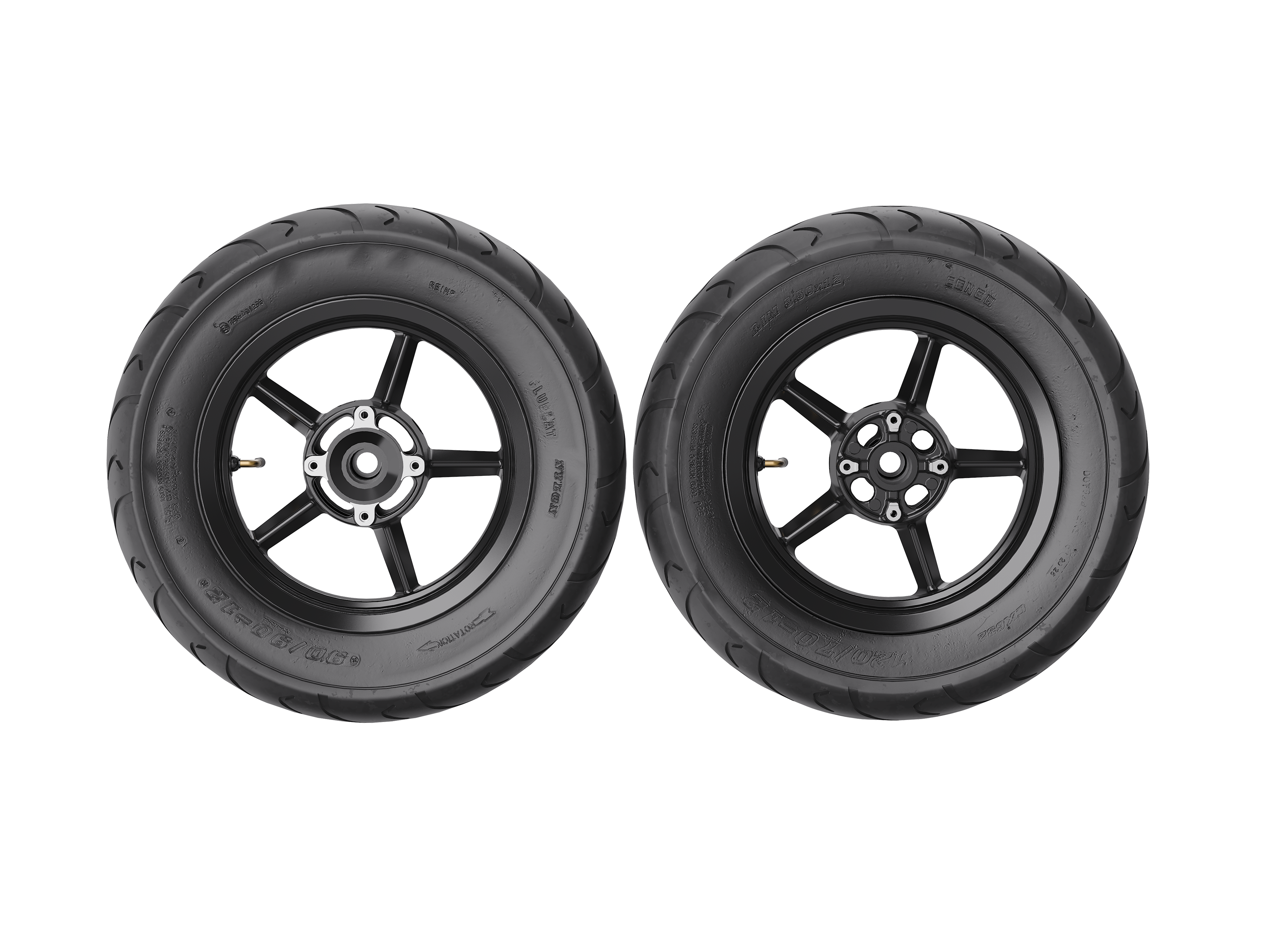 Yozma Electric Dirt Bike Street Tire Set (Front & Rear) – IN 10 Only