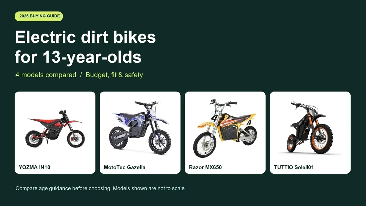 Electric Dirt Bikes for 13 Year Olds