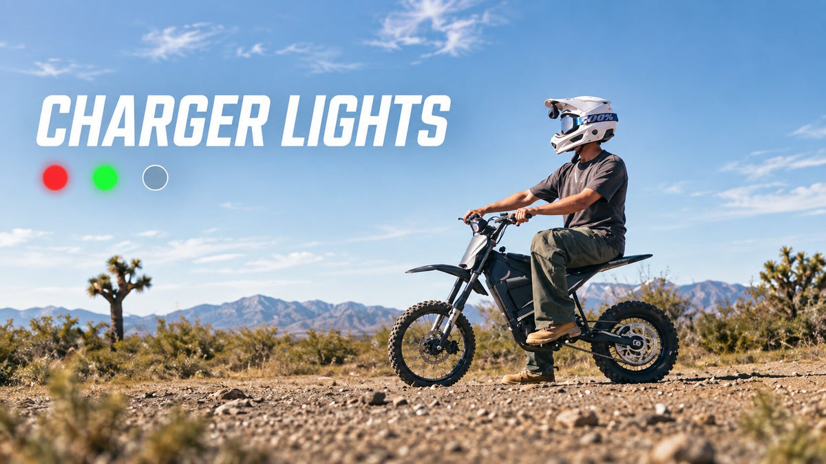 Electric Dirt Bike Charger Lights