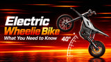 Yozma IN 11 electric dirt bike in a wheelie position with a 40-degree graphic