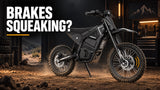 electric dirt bike brakes on black Yozma bike