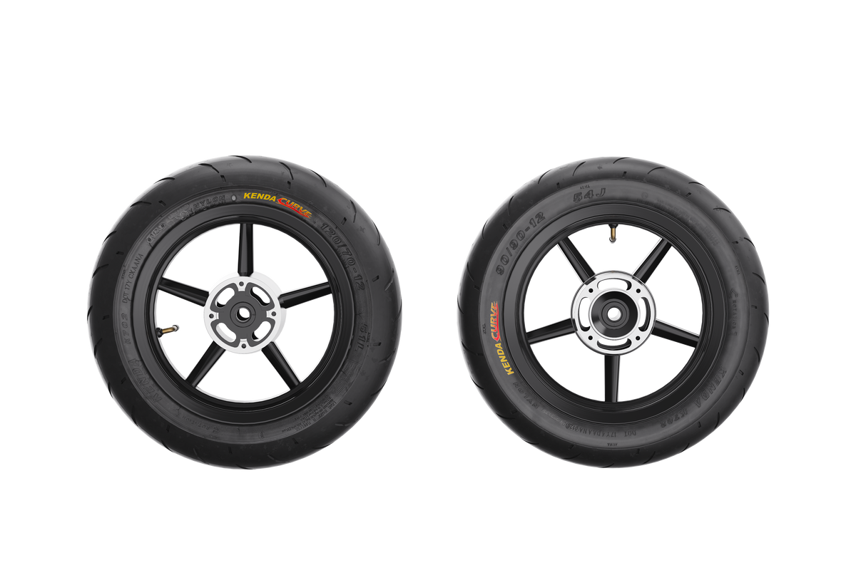 Yozma Electric Dirt Bike Street Tire Set (Front & Rear) – IN 10 Only