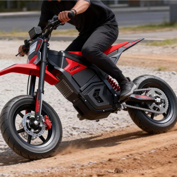 Yozma Electric Dirt Bike Street Tire Set (Front & Rear) – IN 10 Only