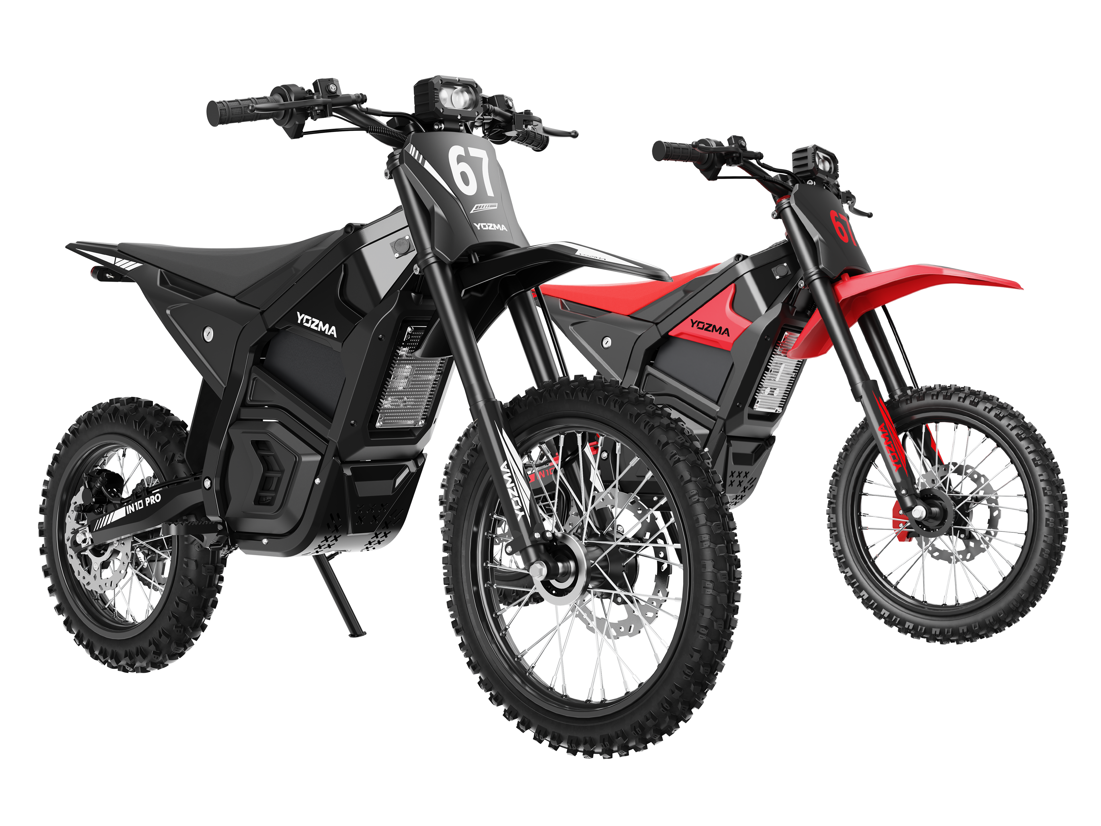 Yozma IN 10 IN 10 Pro Dual Bundle Electric Dirt Bike 2 Bike Set Yozma IN 10 IN 10 Pro Dual Bundle Electric Dirt Bike 2 Bike Set